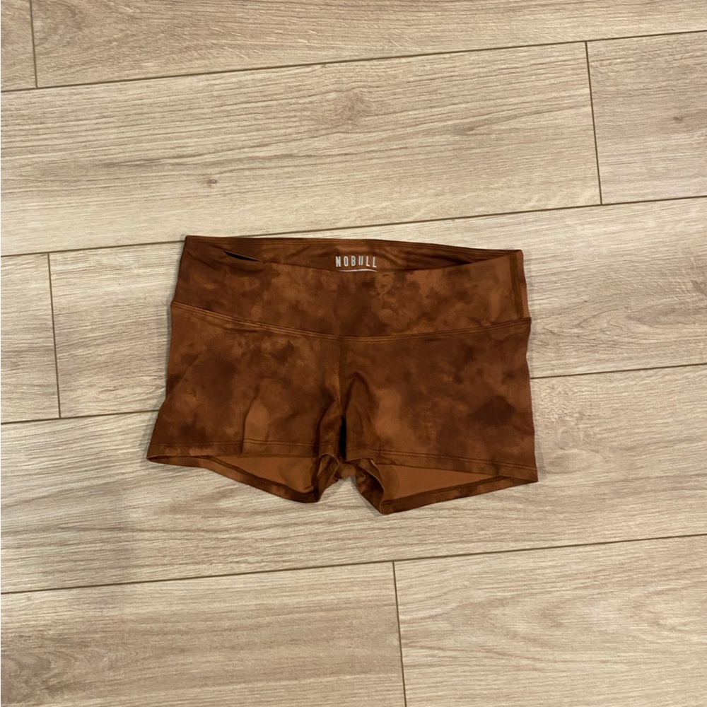 Brown NOBULL shorts